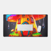 アイマッシュルームハウス デスクマット (キーボード&マウス)