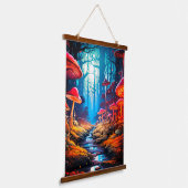 アイマッシュルームランド 吊り下げ型タペストリー (傾斜あり)