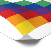 アイマラ国旗のプリント ポスター (角)