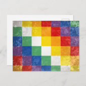 アイマラ国旗 ポストカード (正面/裏面)