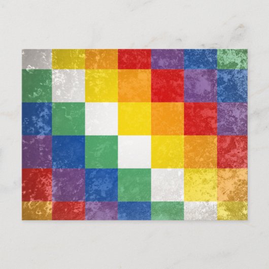 アイマラ国旗 ポストカード (正面)