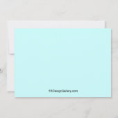 アイマル動物園の列車誕生日パーティーの招待 招待状 (裏面)