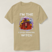 アイムおもしろいザ・コーヒーウィッチハロウィーン992 Tシャツ (デザイン正面)
