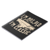 アイムは古くないイムクラシックモダンブラックカー好きカッコいい ノートブック (左側)