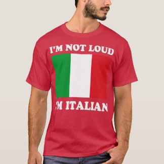 アイムは大声ではないイムItaliaイタリイタリアンアItaliano Tシャツ