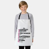 アイムエステティシャン卒業サロンエステティ エプロン (着用した状態)