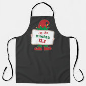 アイムザキッチン小妖精や小人 |クリスパーソナライズされたマス小妖精や小人 エプロン (正面)