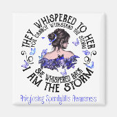 アイムザストーム強直性脊椎炎認識度 マグネット (正面)