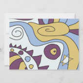 アイムジャストクールバーバルミツワー招待状招待状 招待状 (裏面)