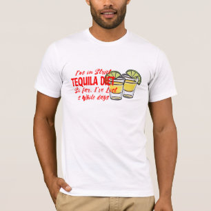 アイムズオンテキーラダイエットグラフィックティーズおもしろいデザイ Tシャツ