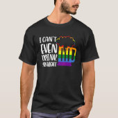 アイムソゲイストレートのビールも飲めないLgbtq  Tシャツ (正面)