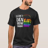 アイムソゲイストレートのビールも飲めないLgbtq Tシャツ (正面)