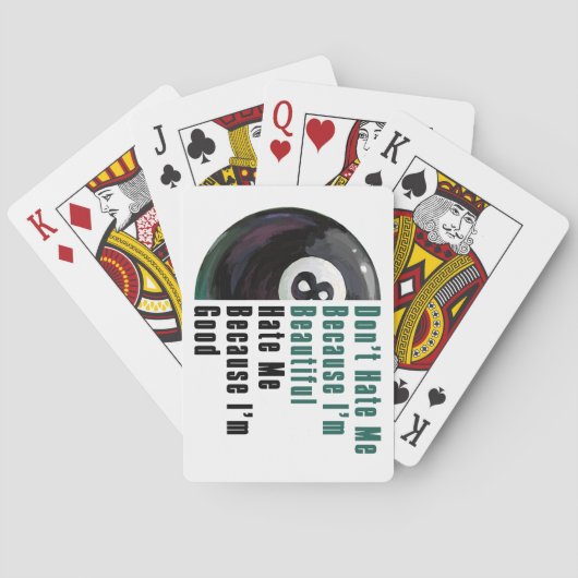 アイムビューティフルイムグッド8ボール トランプ (裏面)