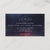 アイムーンフェイズシンプルスピリチュアルヒーラー 名刺 (裏面)