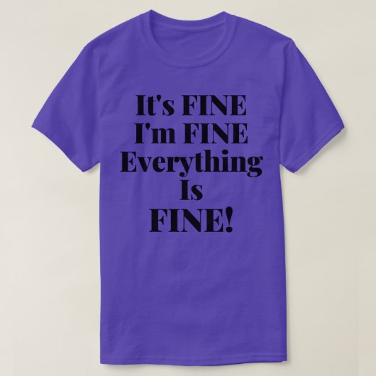 アイム素晴らしは素晴らし全て素晴らし Tシャツ (デザイン正面)