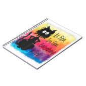 アイム素晴らし素晴らしは全て黒おもしろいCaだ ノートブック (左側)