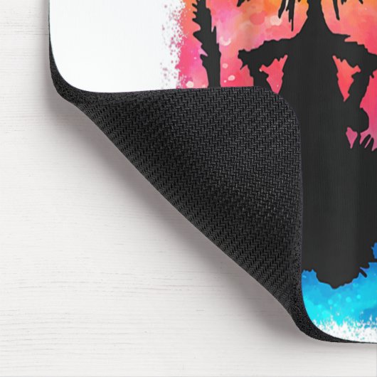 アイム素晴らし素晴らしは全て黒おもしろいCaだ マウスパッド (コーナー)