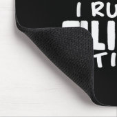 アイム遅れま走せフィリピノタイムフィリピン人ロールおもしろい マウスパッド (コーナー)