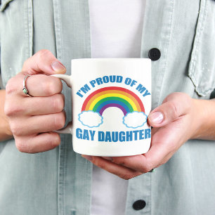 アイム・オブ・マイ・誇りを持ったゲイ・ドーターLGBTQマム・パパ コーヒーマグカップ