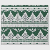 アイメキャッチング ビジー グリーン アンド ホワイト ラッピングペーパー (フラット)