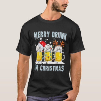 アイメリー飲マクリスマスメリークリスマス Tシャツ