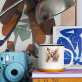 アイモダンアートチワワ コーヒーマグカップ