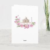 アイモダンドムバラクピンクロータスフラワーファミリー写真 シーズンカード (裏面)