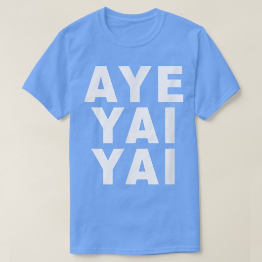 アイヤイヤイ Tシャツ (デザイン正面)