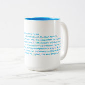 アイヤトゥル・クルシ   ツートーンマグカップ (正面右)