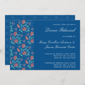 アイヤナフローラろうけつ染めリハーサルディナー招待状3 招待状 (正面/裏面)