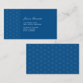 アイヤナフローラろうけつ染め名刺2 名刺 (正面/裏面)