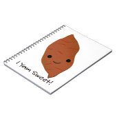 アイヤムスイートカワイイかわいいサツマイモ ノートブック (左側)