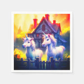 アイユニコーン スタンダードカクテルナプキン (正面)