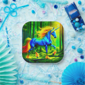 アイユニコーン ペーパープレート (パーティー)