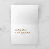 アイユー恋しく思シエスタ鍵グリーティングカード カード (内部)