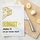 アイラおもしろいブチーズ キッチンタオル (四つ折り)