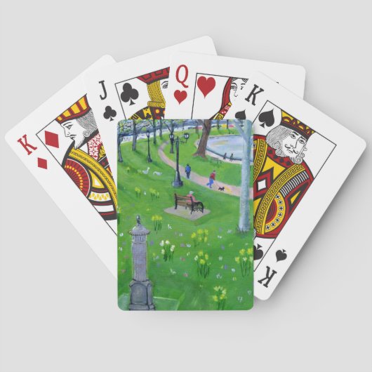 アイラのまわりにンドのコルクの歩く トランプ (裏面)