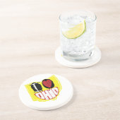 アイラオハイオハイオニコニリングハッピー顔 コースター (側面)