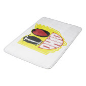 アイラオハイオハイオニコニリングハッピー顔 バスマット (アングル)