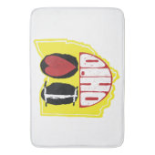 アイラオハイオハイオニコニリングハッピー顔 バスマット (正面縦)