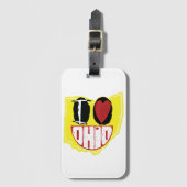 アイラオハイオハイオニコニリングハッピー顔 ラゲッジタグ (正面縦)