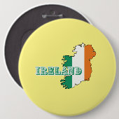 アイラシンプルイモダンルランドアート国旗のお土産 缶バッジ (正面&裏面)