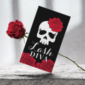 アイラッシュエクステンションラッシュサロン美しいフローラスカル 名刺