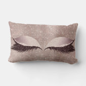 アイラッシュグリッタースリープグラムメイク赤面セイン ランバークッション (裏面)