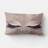 アイラッシュグリッターブラックグラムメイクアップNameSequin ランバークッション (裏面)