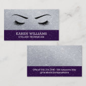 アイラッシュグリッター |金ゴールド 名刺 (正面/裏面)