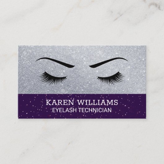 アイラッシュグリッター |金ゴールド 名刺 (正面)