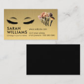 アイラッシュテック | メイクアップブラシ 名刺 (正面/裏面)