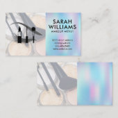 アイラッシュ |ブラシパレット |ホログラフィック勾配 名刺 (正面/裏面)