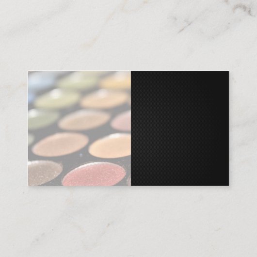 アイラッシュ |メイクアップブラシとパレット 名刺 (裏面)